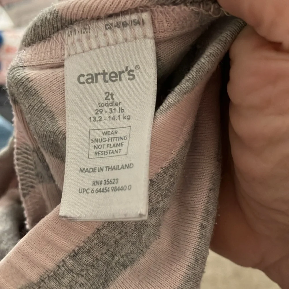Carters sleep slacks 2t